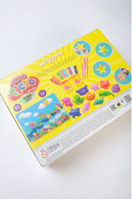 Тісто для ліпки, 12 кольорів, 300 г, стеки та формочки, "Master Do"